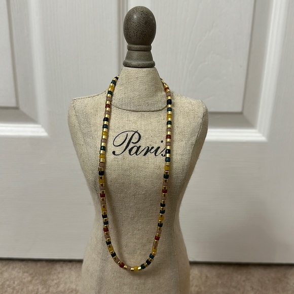 **SOLD** Madewell Multicolor Beaded Necklace - Picture 1 of 4